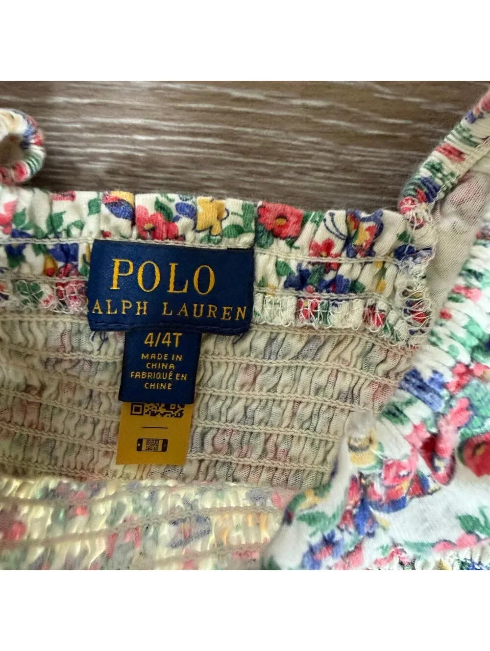 Polo Ralph Lauren Floral Smocked Floral Dress